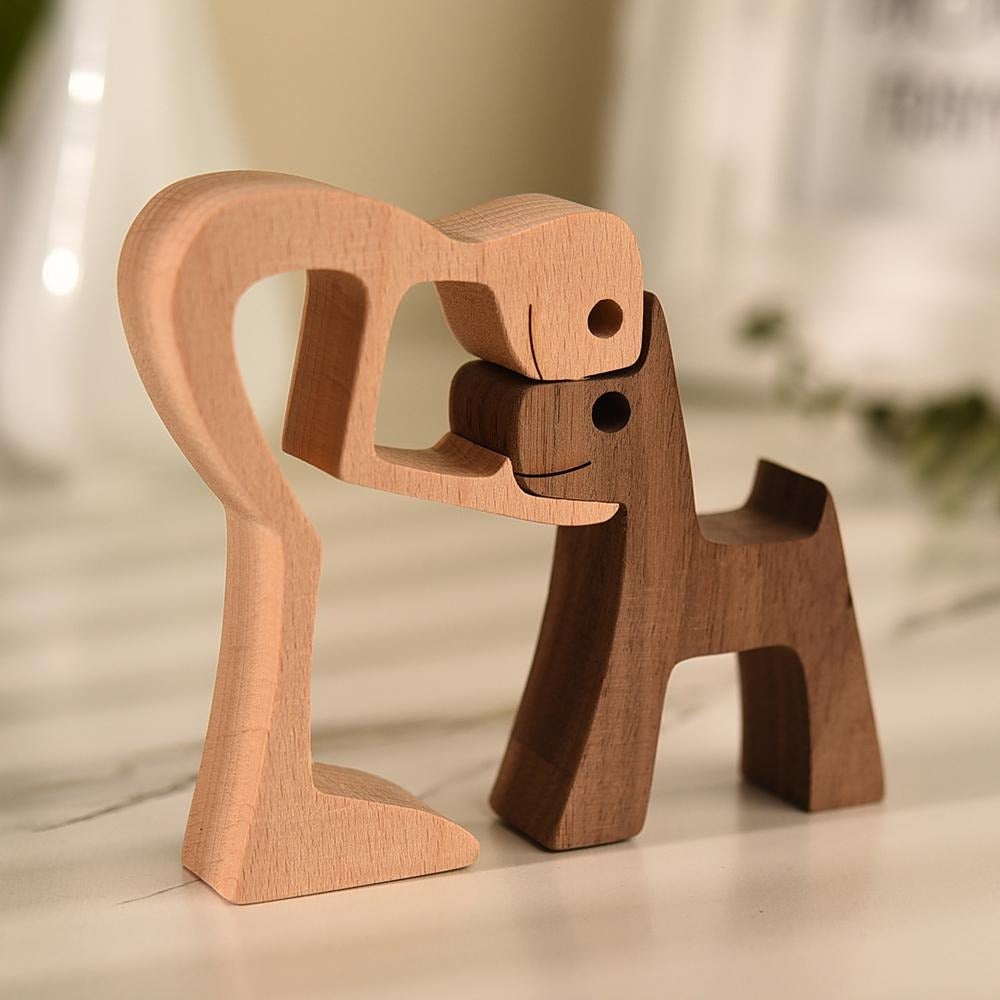 Decorative hand-carved wooden sculpture | Vionara