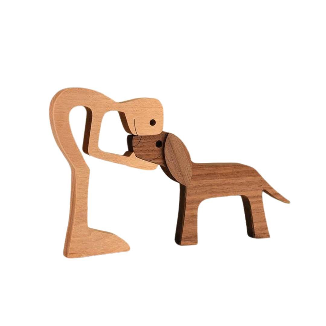 Decorative hand-carved wooden sculpture | Vionara