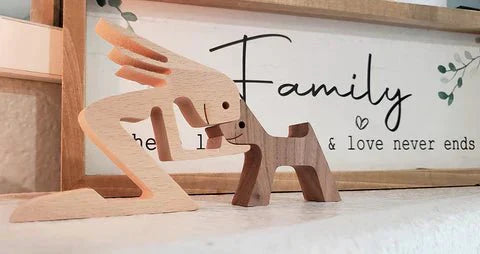 Decorative hand-carved wooden sculpture | Vionara