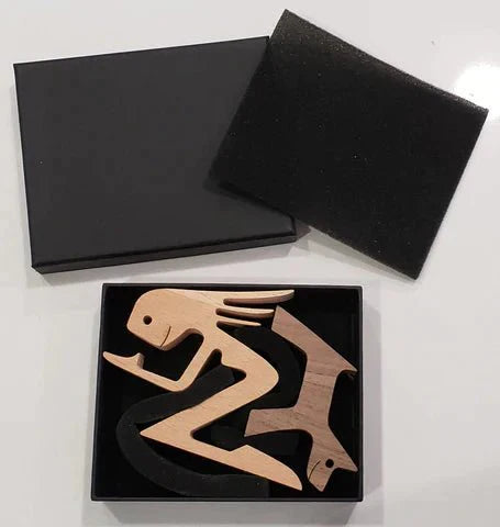 Decorative hand-carved wooden sculpture | Vionara