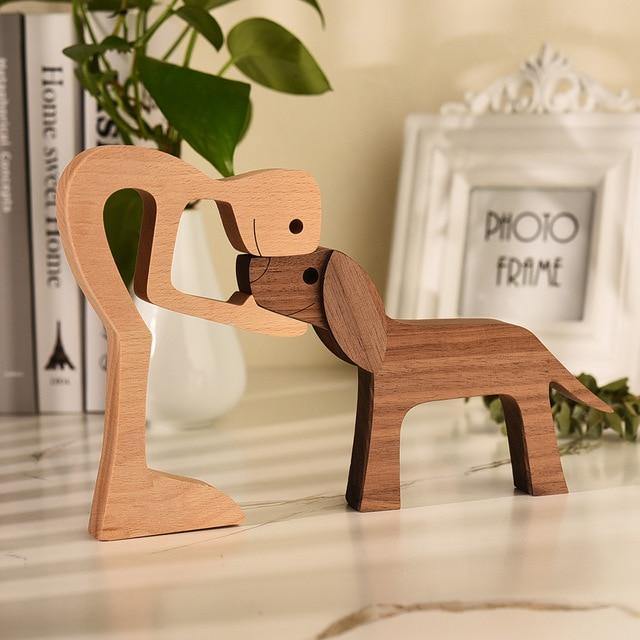 Decorative hand-carved wooden sculpture | Vionara