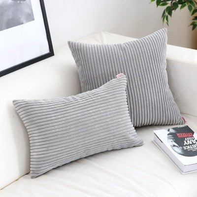 Vionara - Housse de coussin en velours côtelé doux et texturé | Vionara