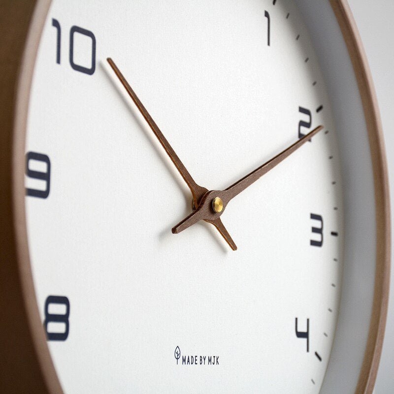 Vionara - Horloge murale en bois minimaliste scandinave | Vionara