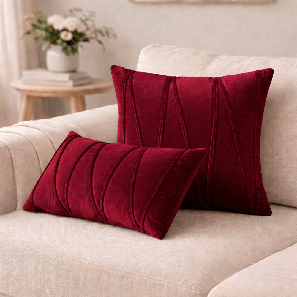 Vionara - Coussin décoratif en velours doux avec housse amovible | Vionara