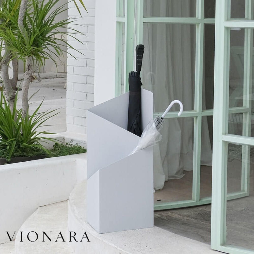 Vionara - Porte-parapluie en métal géométrique nordique | Vionara