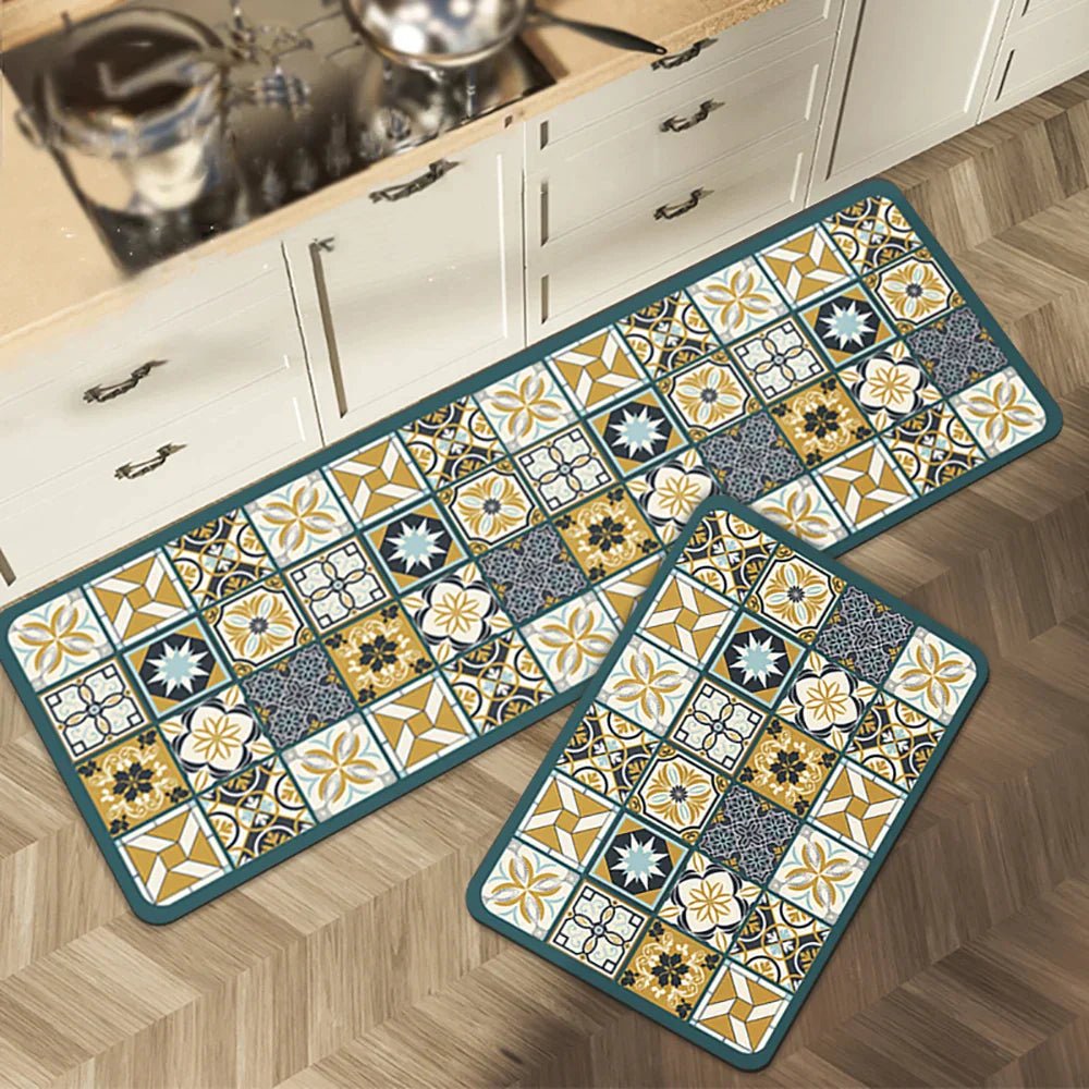 Vionara - Tapis de cuisine antidérapant en textile texturé | Vionara