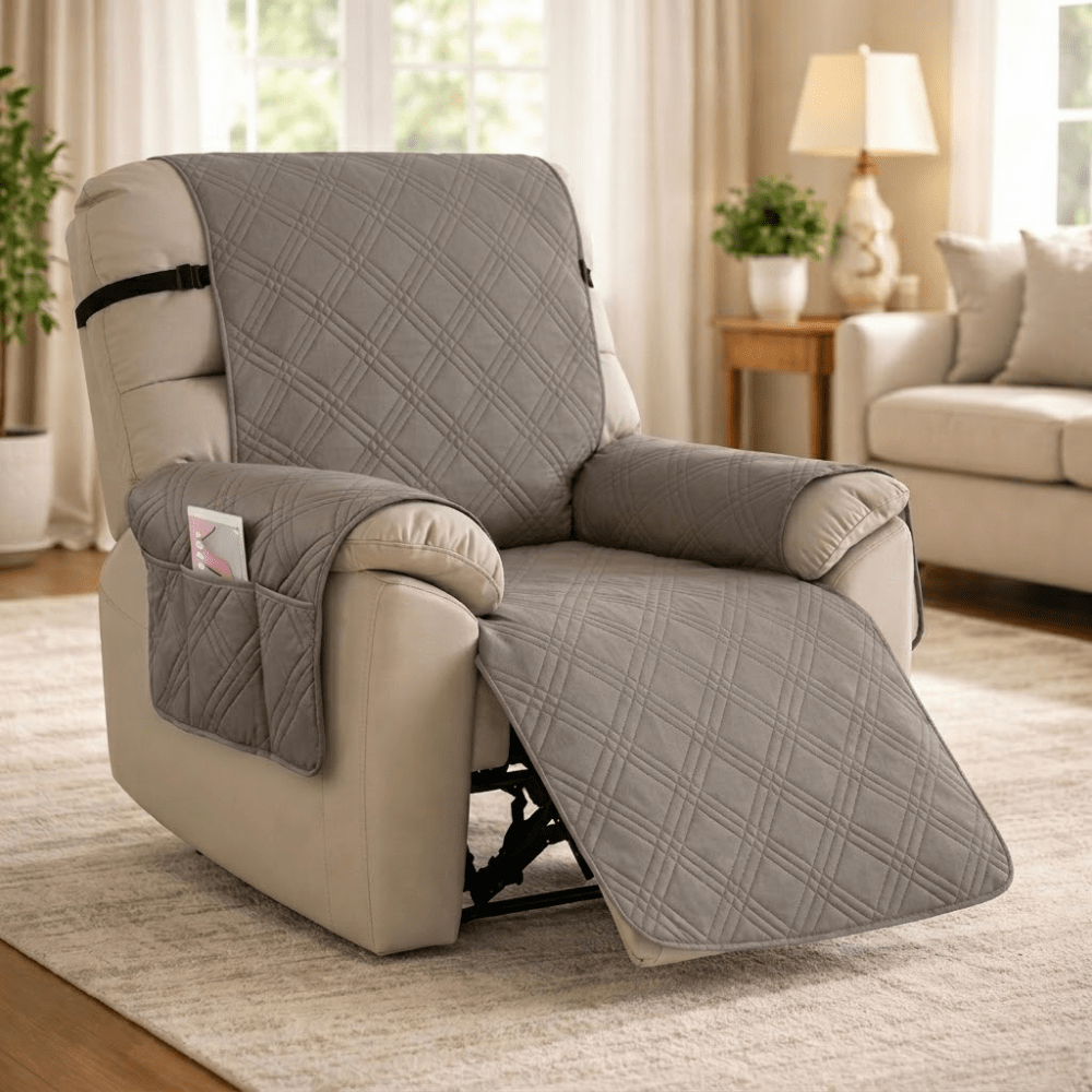 Vionara - Housse protectrice imperméable pour fauteuil relax matelassé | Vionara