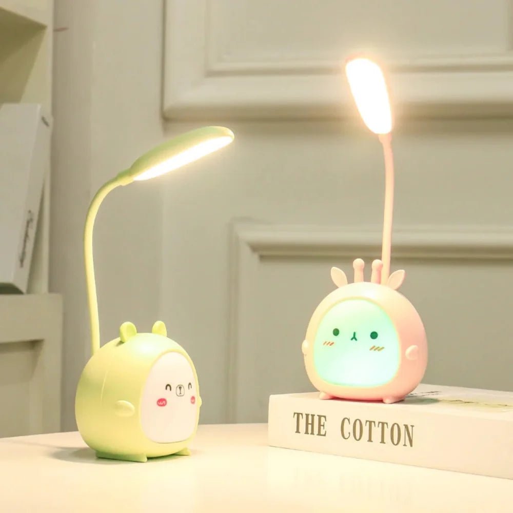 Vionara - Lampe de lecture pour enfants avec lumière LED douce et port USB