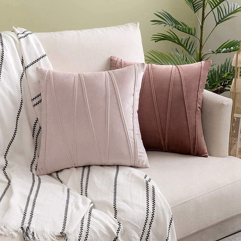 Vionara - Coussin décoratif en velours doux avec housse amovible | Vionara