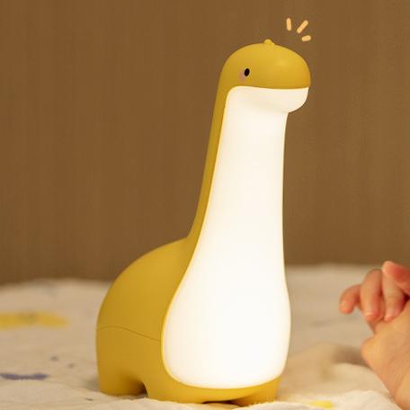 Vionara - Veilleuse LED en silicone dinosaure avec cou long | Vionara