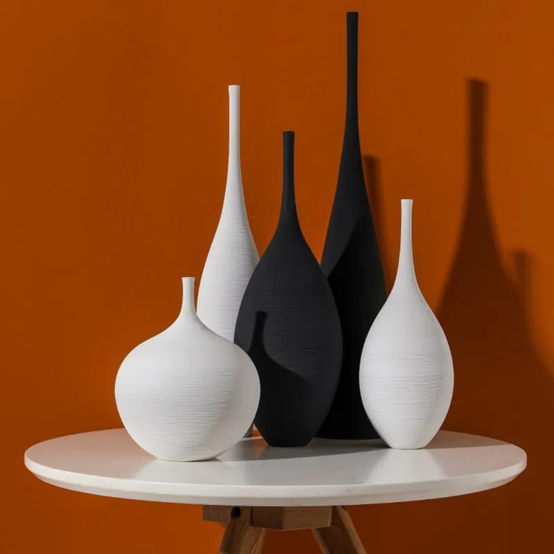 Vionara - Vase en céramique mate minimaliste – style scandinave | Vionara