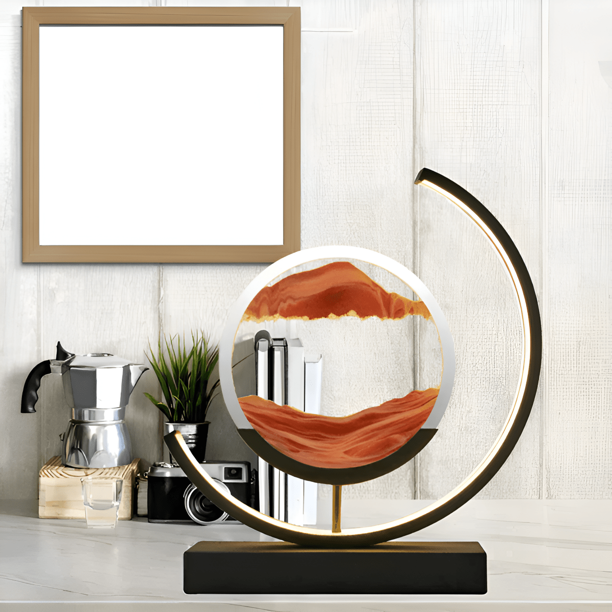 Vionara - Lampe à sable LED avec commande à distance et intensité réglable | Vionara
