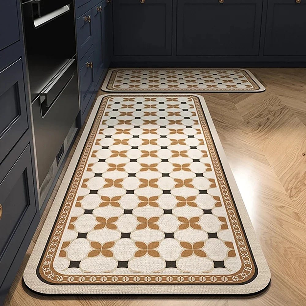 Vionara - Tapis de cuisine antidérapant en textile texturé | Vionara