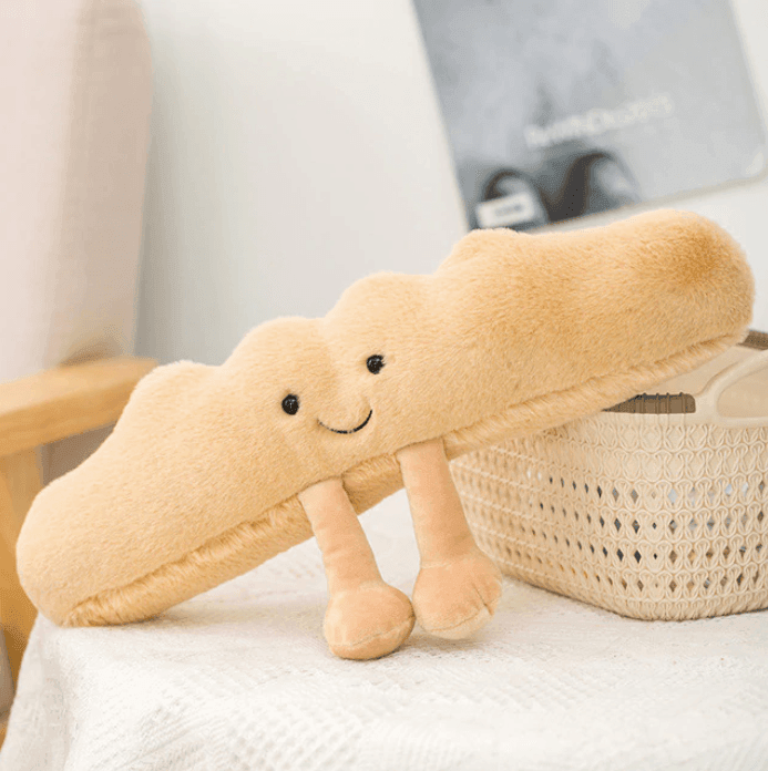 Vionara - Peluche décorative moelleuse forme croissant | Vionara