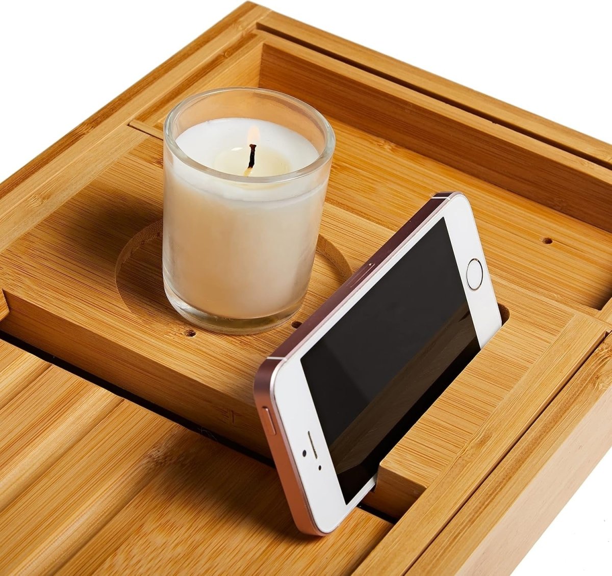 Vionara - Plateau de bain en bois ajustable | Vionara