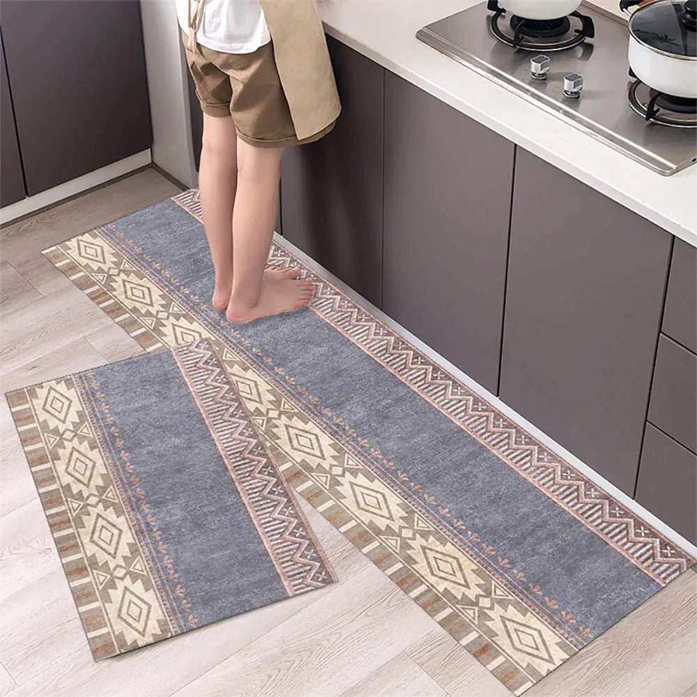 Vionara - Tapis de cuisine antidérapant en textile texturé | Vionara