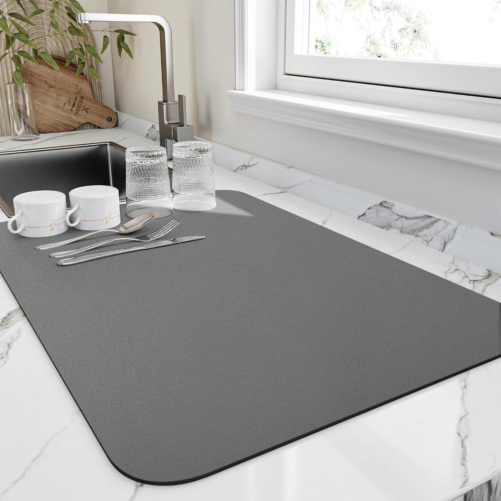 Vionara - Tapis d’égouttage absorbant en diatomite texturée | Vionara