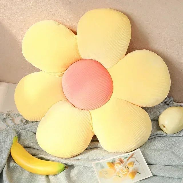 Vionara - Coussin décoratif en forme de fleur en polyester | Vionara