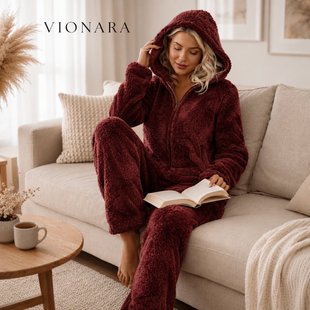 Vionara - Combinaison d’intérieur zippée en polaire douce | Vionara