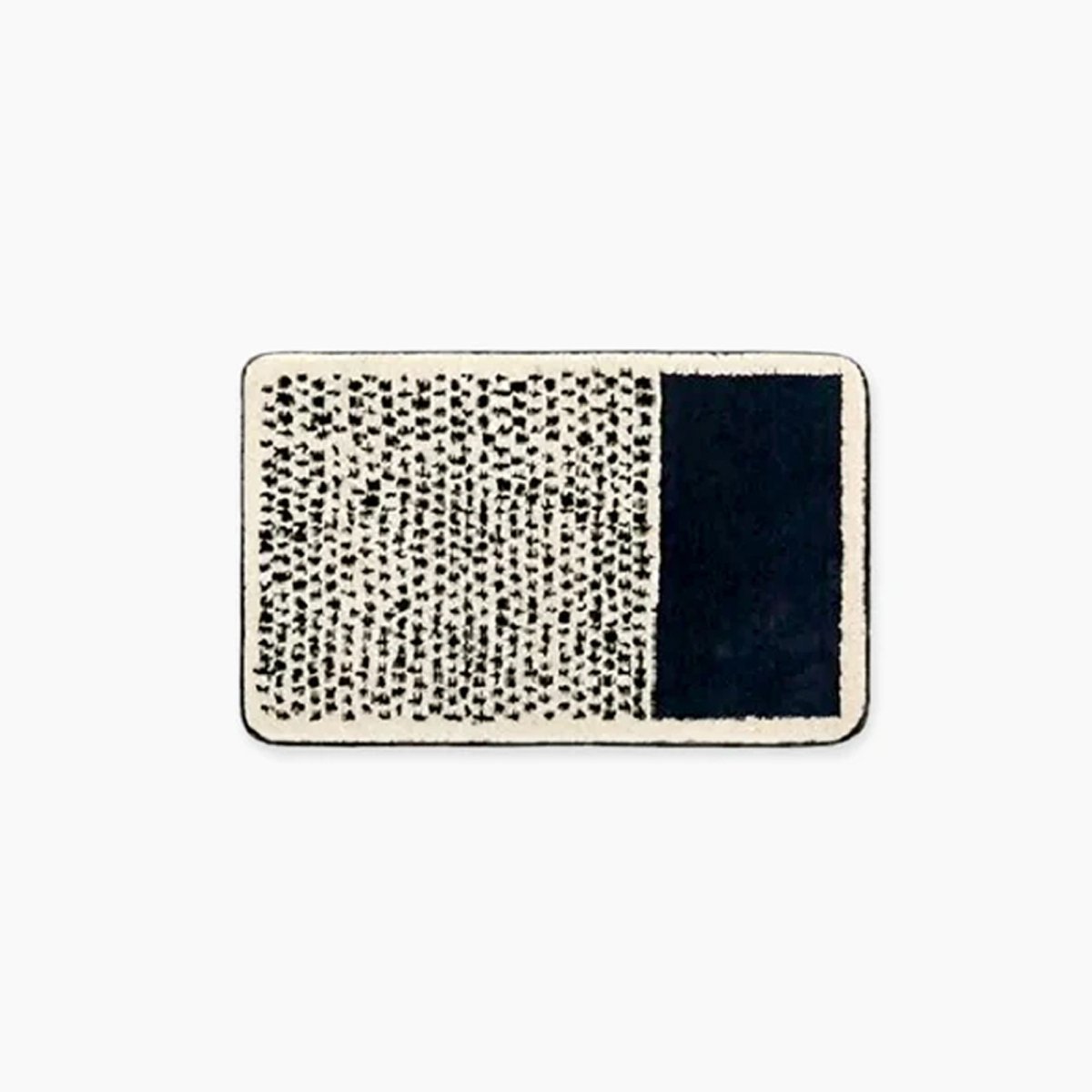 Vionara - Tapis de bain en polyester à motif abstrait antidérapant | Vionara