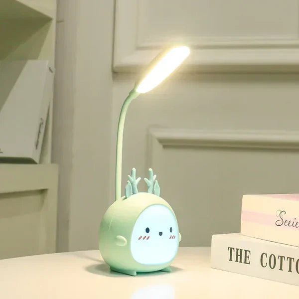Vionara - Lampe de lecture pour enfants avec lumière LED douce et port USB
