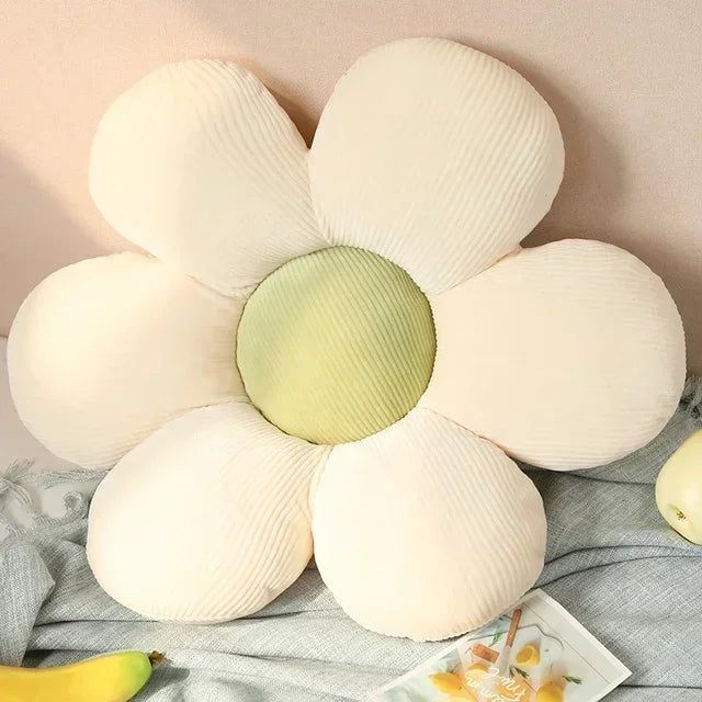 Vionara - Coussin décoratif en forme de fleur en polyester | Vionara
