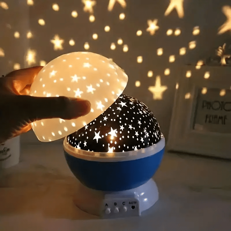 Vionara - Lampe projecteur d’ambiance en rotation avec ciel étoilé multicolore | Vionara