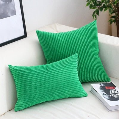 Vionara - Housse de coussin en velours côtelé doux et texturé | Vionara