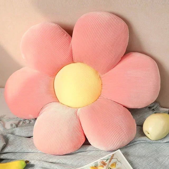 Vionara - Coussin décoratif en forme de fleur en polyester | Vionara
