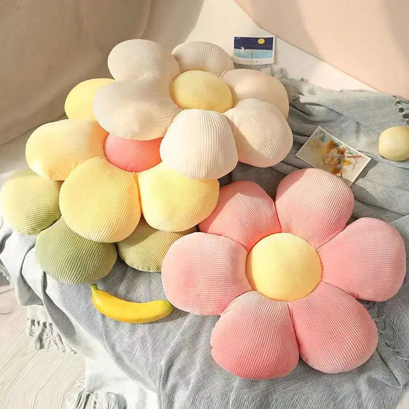Vionara - Coussin décoratif en forme de fleur en polyester | Vionara