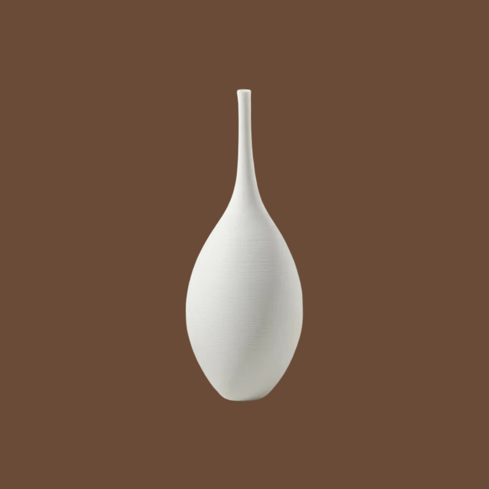 Vionara - Vase en céramique mate minimaliste – style scandinave | Vionara