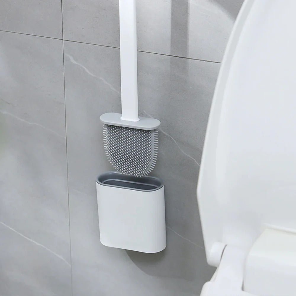 Vionara - Brosse WC silicone antibactérien murale | Vionara