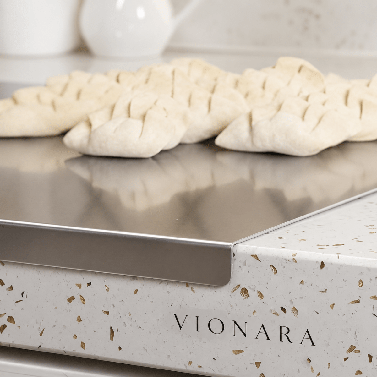 Vionara - Planche à découper en acier inoxydable | Vionara