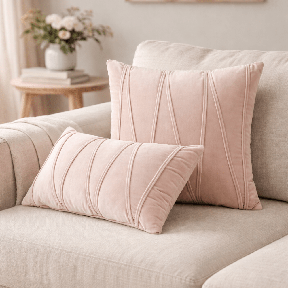 Vionara - Coussin décoratif en velours doux avec housse amovible | Vionara