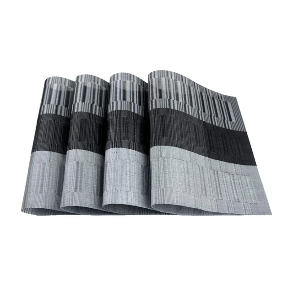 Vionara - Set de sets de table tissés lavables – Surface résistante à la chaleur | Vionara