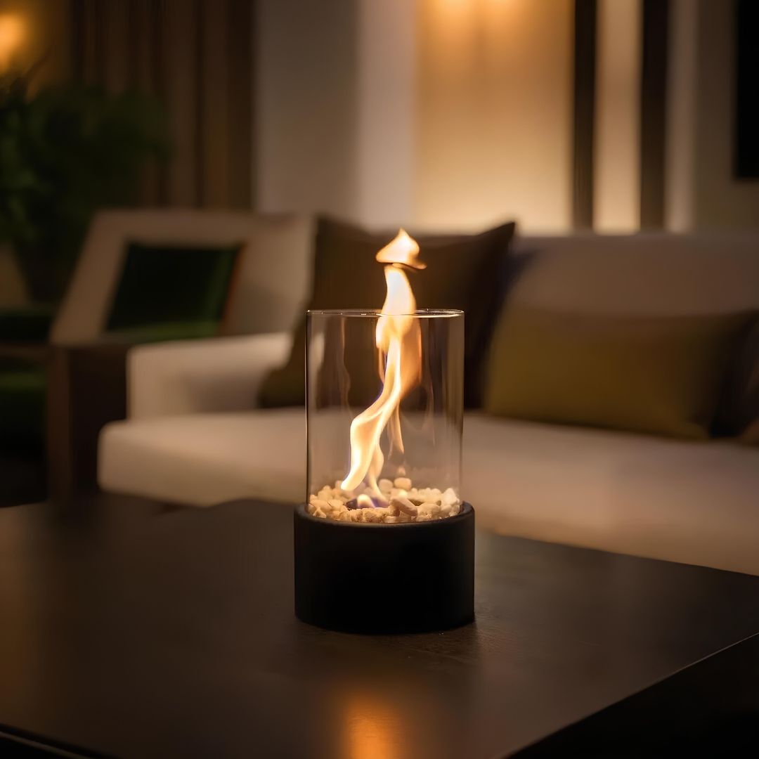 Vionara - Lampe à huile en métal et verre | Vionara