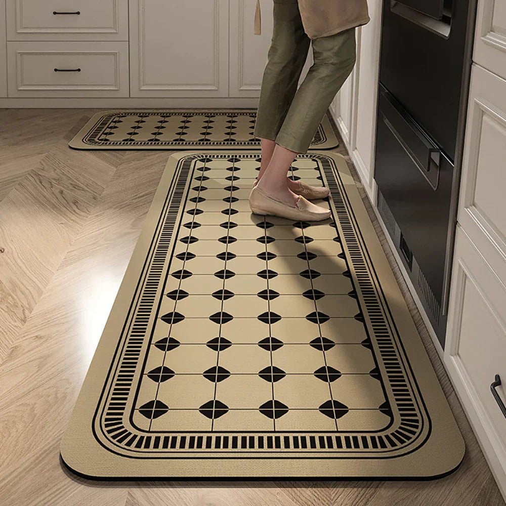 Vionara - Tapis de cuisine antidérapant en textile texturé | Vionara