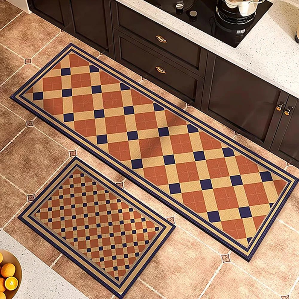 Vionara - Tapis de cuisine antidérapant en textile texturé | Vionara