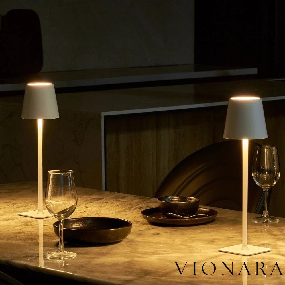 Vionara - Lampe de table haute en fer minimaliste | Vionara