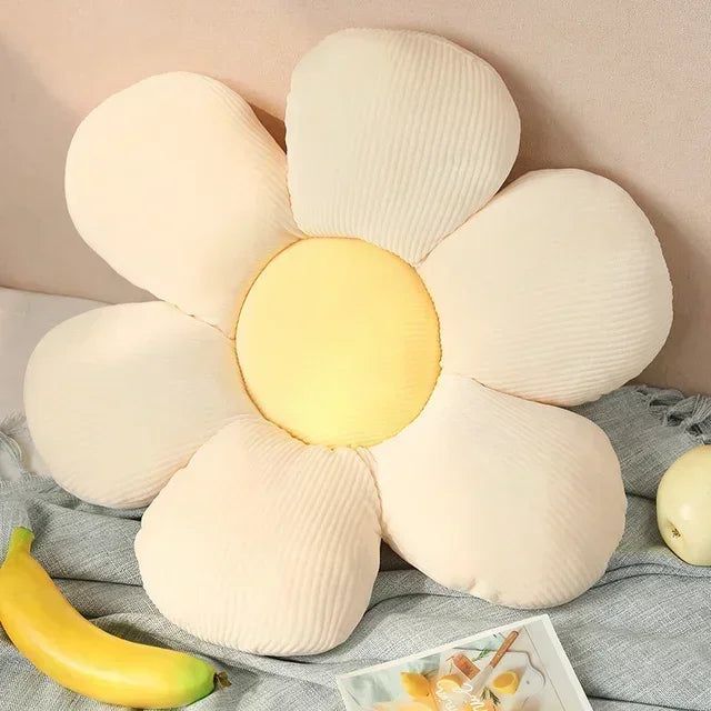 Vionara - Coussin décoratif en forme de fleur en polyester | Vionara