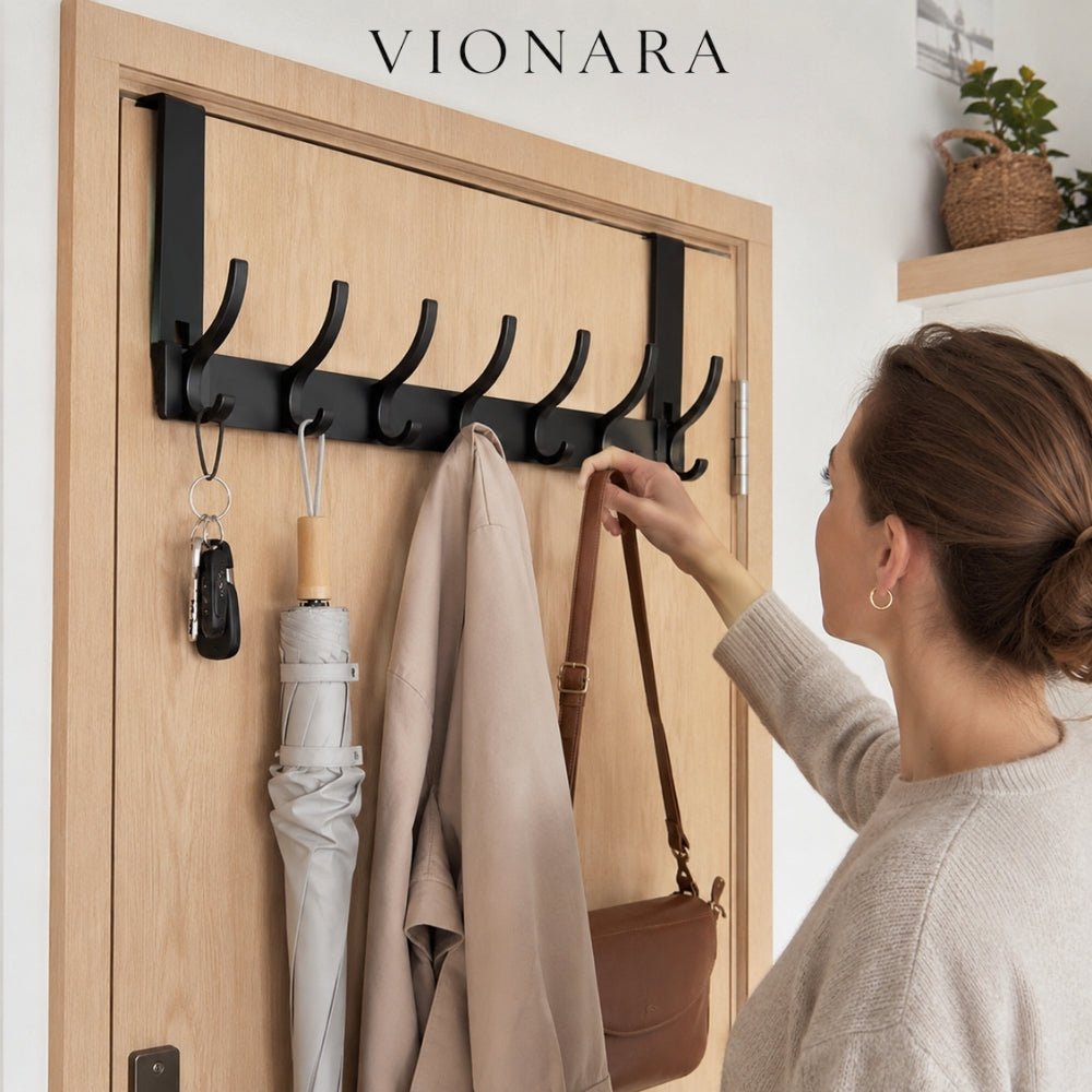 Vionara - Crochet porte-vêtement en aluminium minimaliste | Vionara