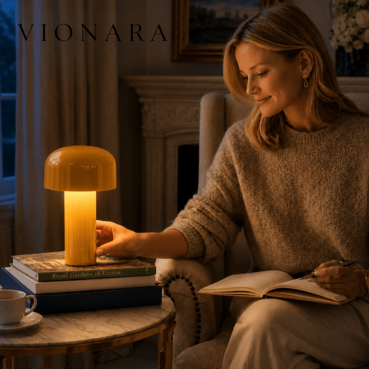 Vionara - Lampe de table rechargeable en ABS | Vionara