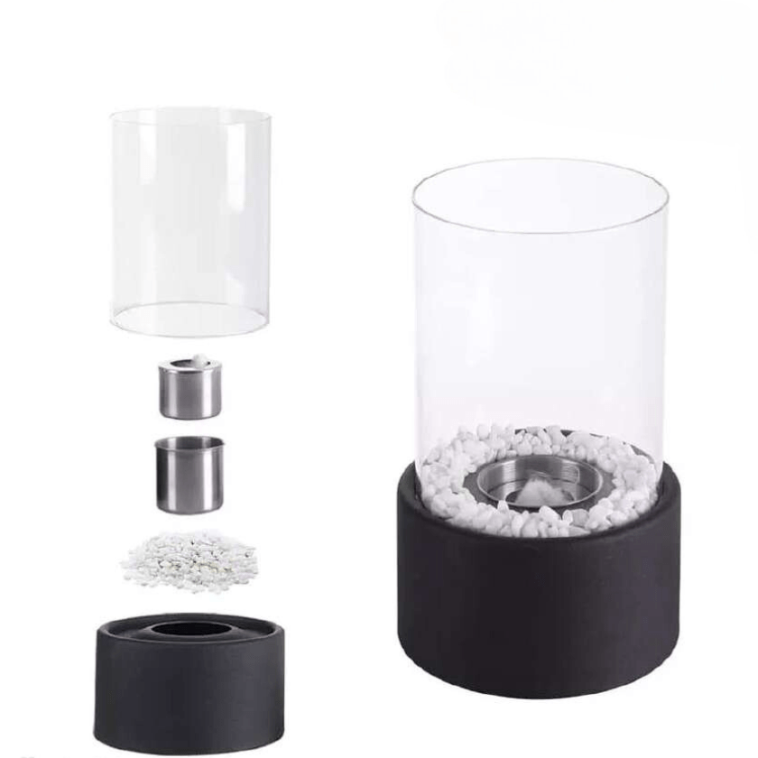 Vionara - Lampe à huile en métal et verre | Vionara