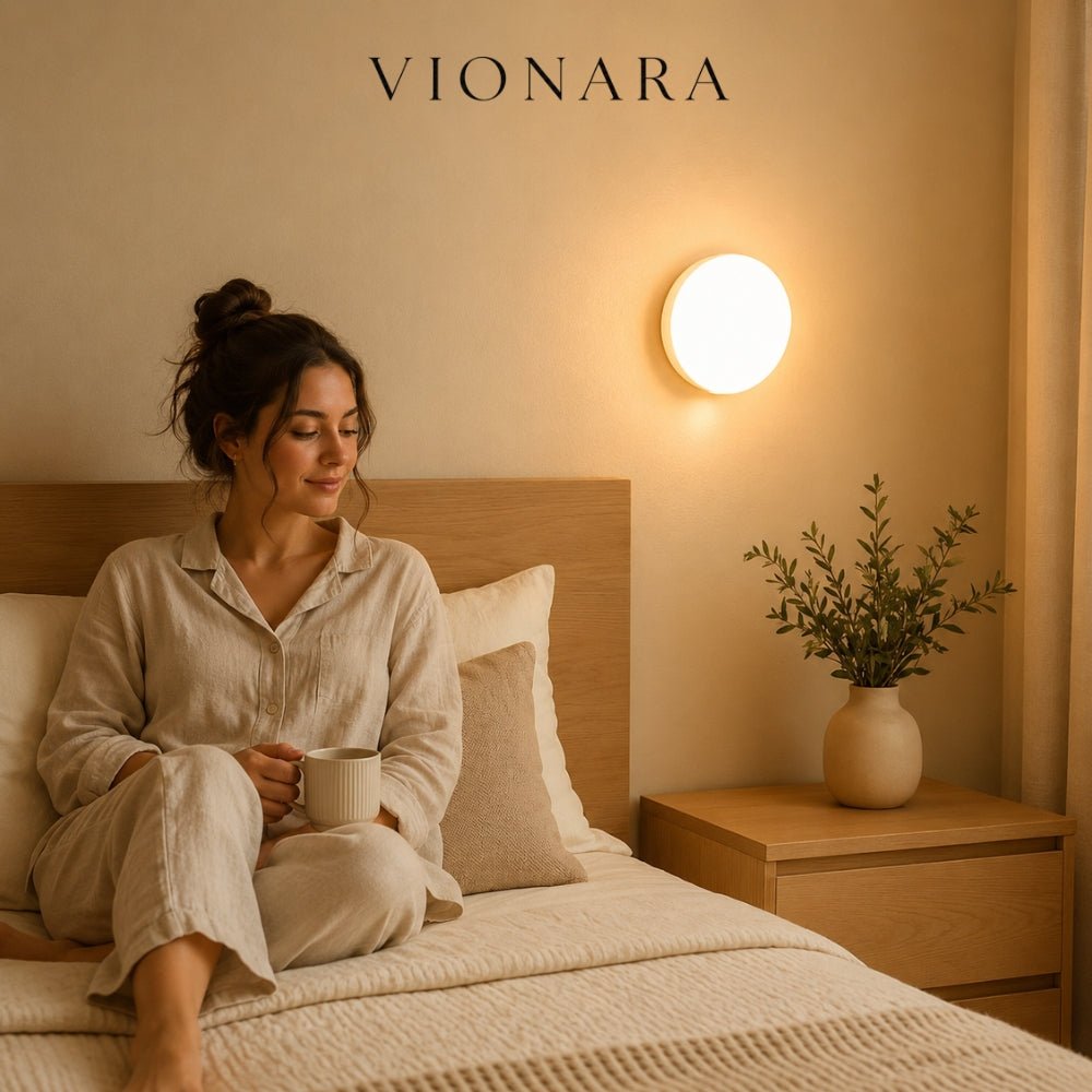 Vionara - Lampe murale LED détecteur de mouvement en ABS | Vionara