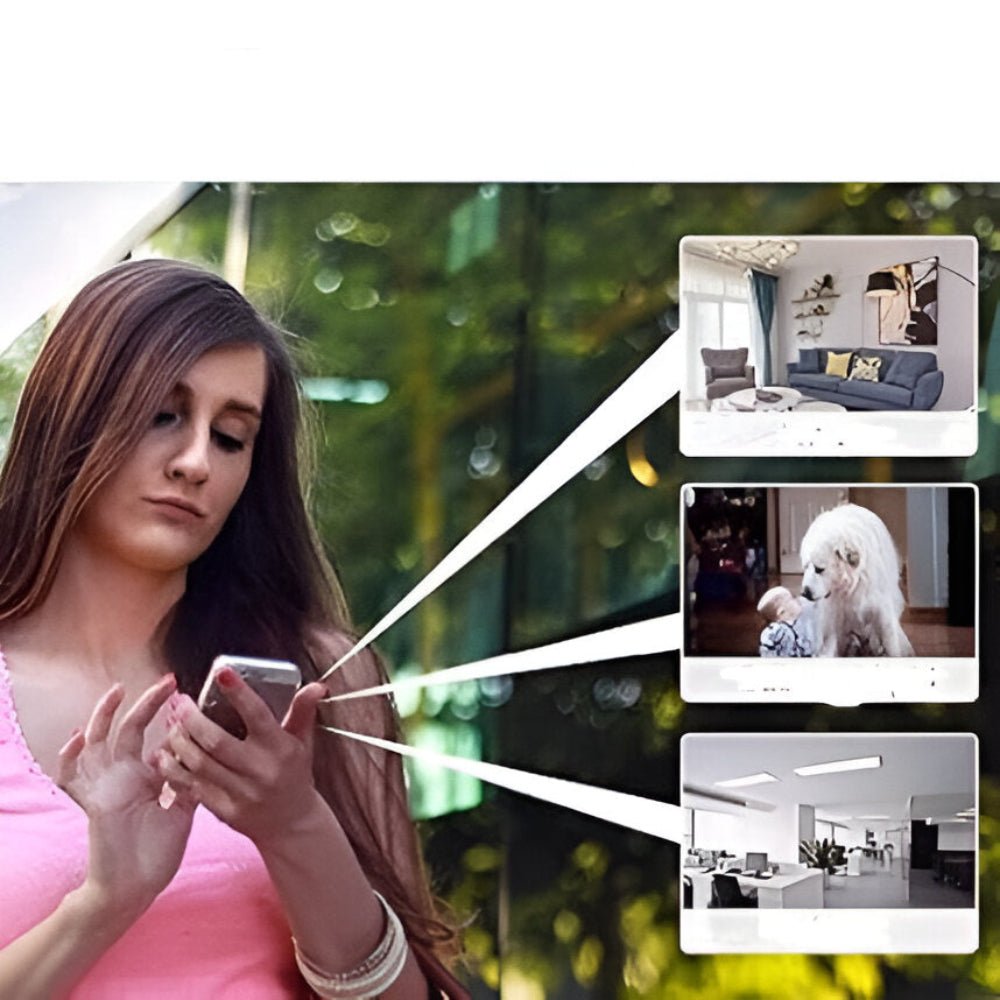 Vionara - Caméra de surveillance WiFi compacte en plastique résistant | Vionara