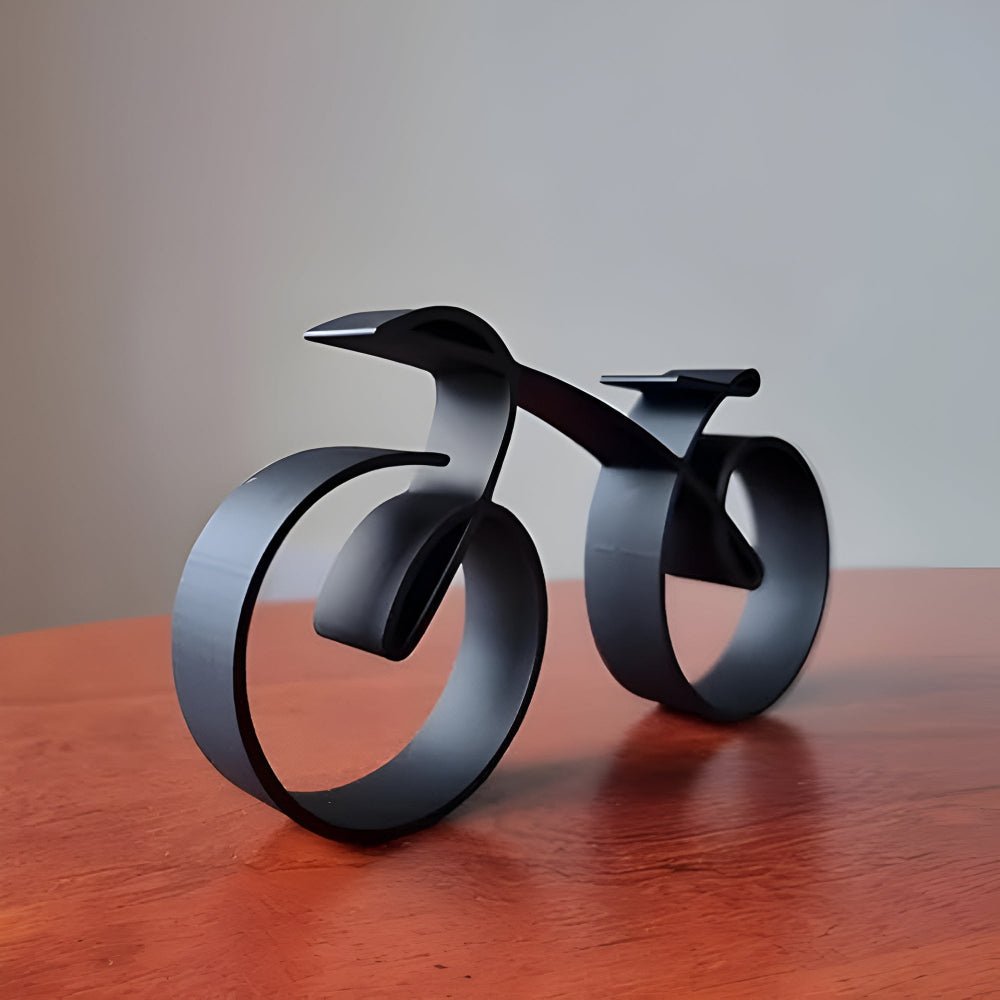 Vionara - Sculpture cycliste en métal style minimaliste | Vionara