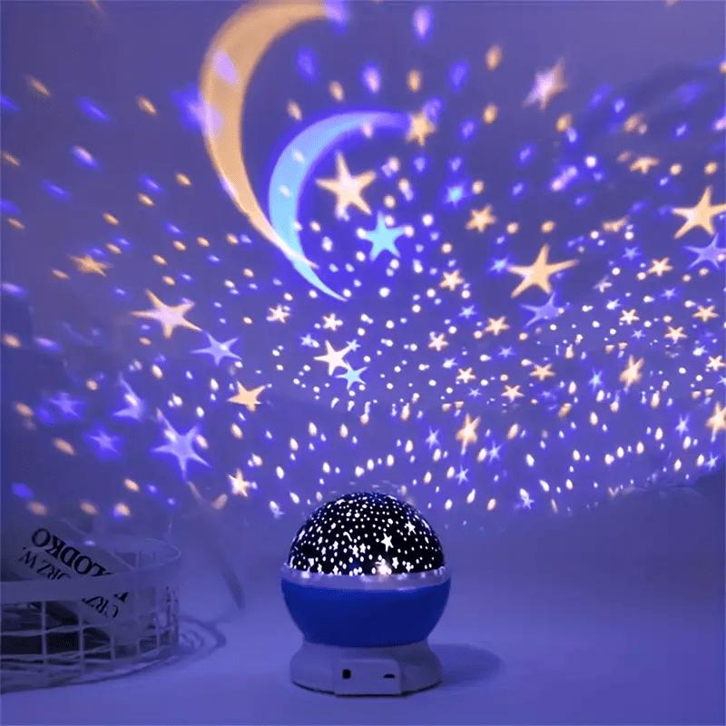 Vionara - Lampe projecteur d’ambiance en rotation avec ciel étoilé multicolore | Vionara