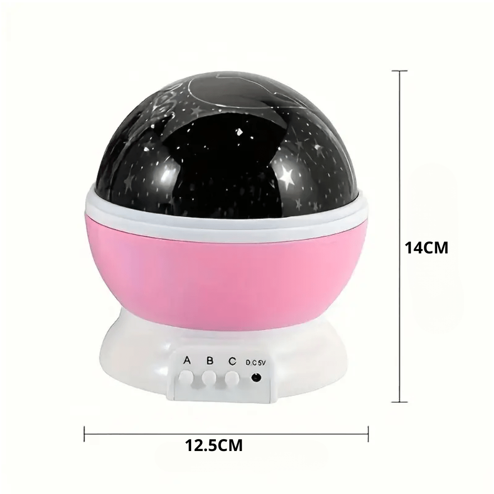 Vionara - Lampe projecteur d’ambiance en rotation avec ciel étoilé multicolore | Vionara