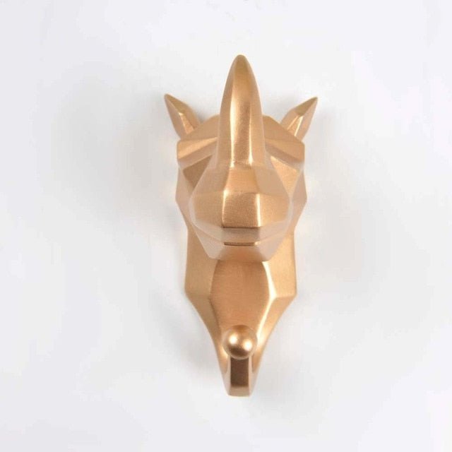 Vionara - Patère murale décorative en résine – Design géométrique animalier | Vionara