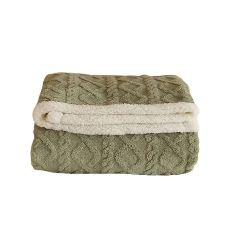 Vionara - Couverture d’hiver en flanelle douce et laine d’agneau | Vionara